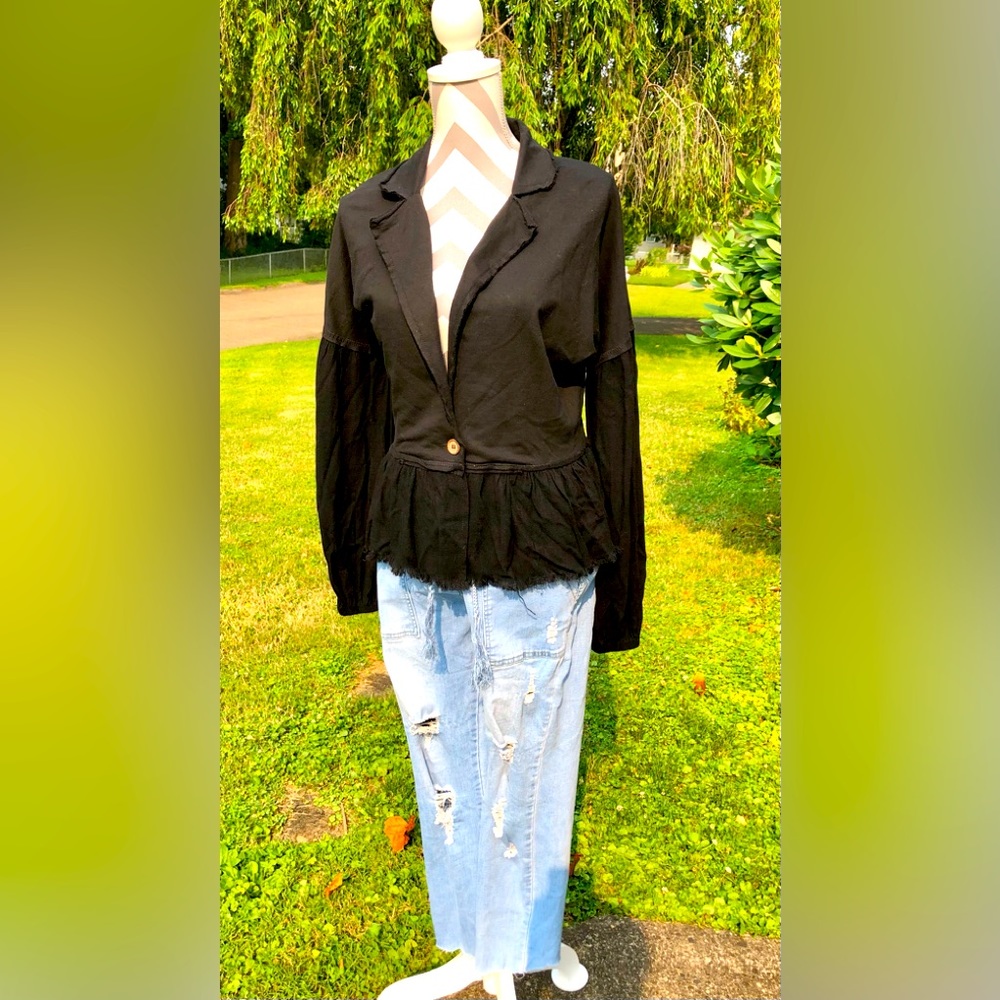 UMGEE DISTRESSED BUTTON COAT/Blazer, Jacket etc. Size S